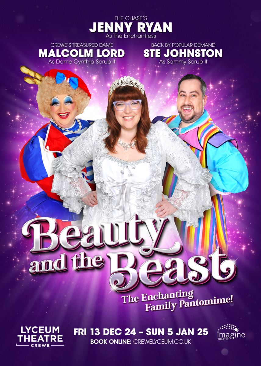 Jenny Ryan in Beauty and the Beast, Crewe, Lyceum