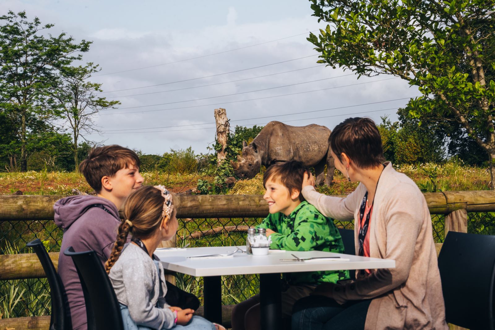 Rhino Breakfast at Chester Zoo